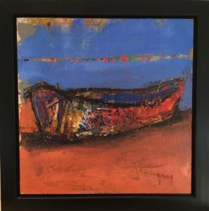 Finger Painted Boat